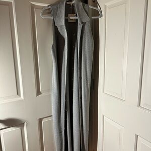 Favorite Daughter Gray Button-Down Duster